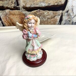 House Lloyd Xmas Around World Angel w Bird Figure